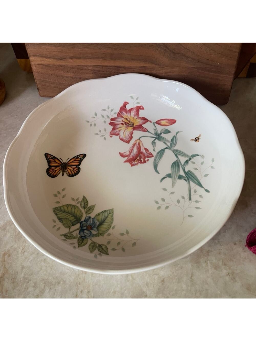 Lenox Butterfly Meadow serving bowl